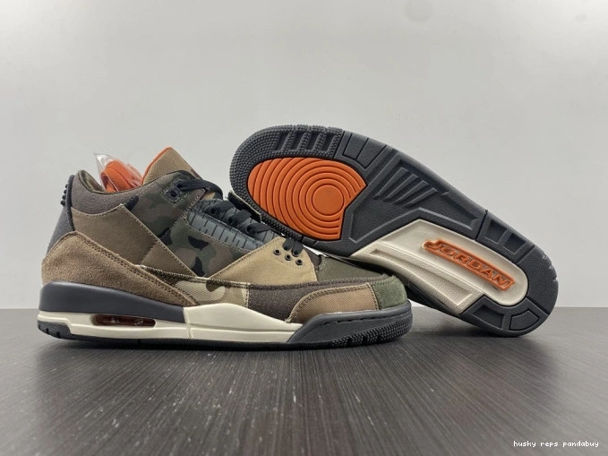 Rep Husky Camo DO1830-200 Patchwork 3 Air Jordan Retro 0713